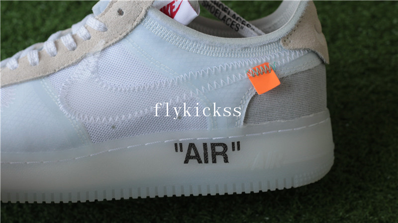 Update Version Off White X Nike Air Froce 1